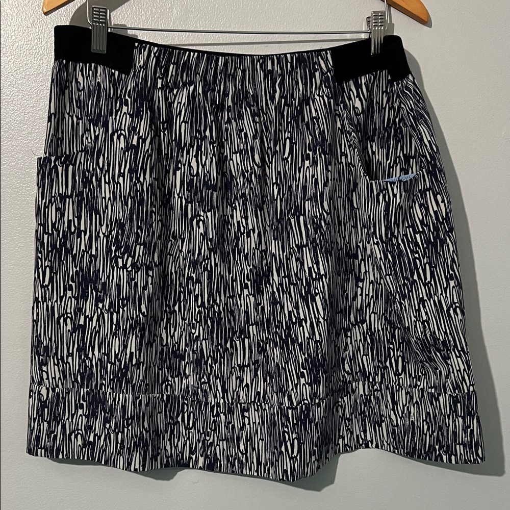 Simply Vera Vera Wang Black and White Mini Skirt